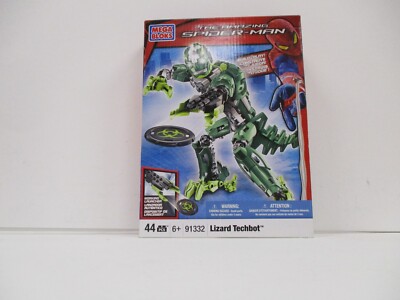 Mega Bloks Spiderman 91332 Lizard Techbot