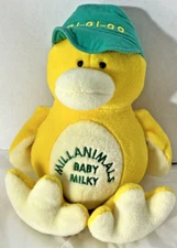 Vintage Y2K Rare Commonwealth MillAnimals Baby Milky Duckling with green hat
