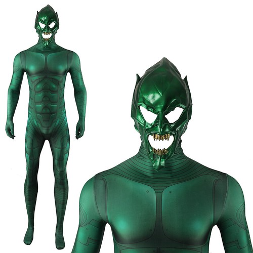 Cosplay Spiderman Green Goblin Jumpsuits No Way Home Superhero Adult Kids Suits - Picture 5 of 12