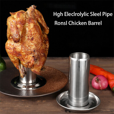 Beer Can Chicken Holder, Chicken Stand Roaster for Grill Smoker Oven BBQ  Rack ♫