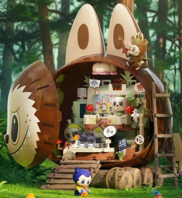 POP BLOCKS Labubu The Monsters Forest Secret Base Blind Box