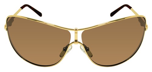 Gafas de sol Polarone P1-2024 C5 con marco de tortuga dorado brillante marrón lentes polarizadas - Imagen 3 de 5
