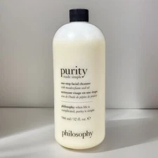 Philosophy PURITY One-Step Facial Cleanser- 32 fl oz Includes Pump