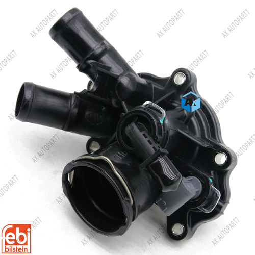 FEBI Engine Coolant Thermostat 2712000315 for Mercedes Benz C250 SLK250 - Picture 2 of 6