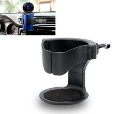 Car Cup Holder Universal Black Plastic Adjustable Air Vent Cup Holder Expande...