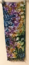Half Sarong Colorful Batik Pardo-2 Colors blue, 1 of pink Bali 100 Rayon