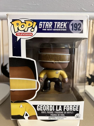 Geordi La Forge Funko Pop! Star Trek: The Next Generation #192 *Box Damage