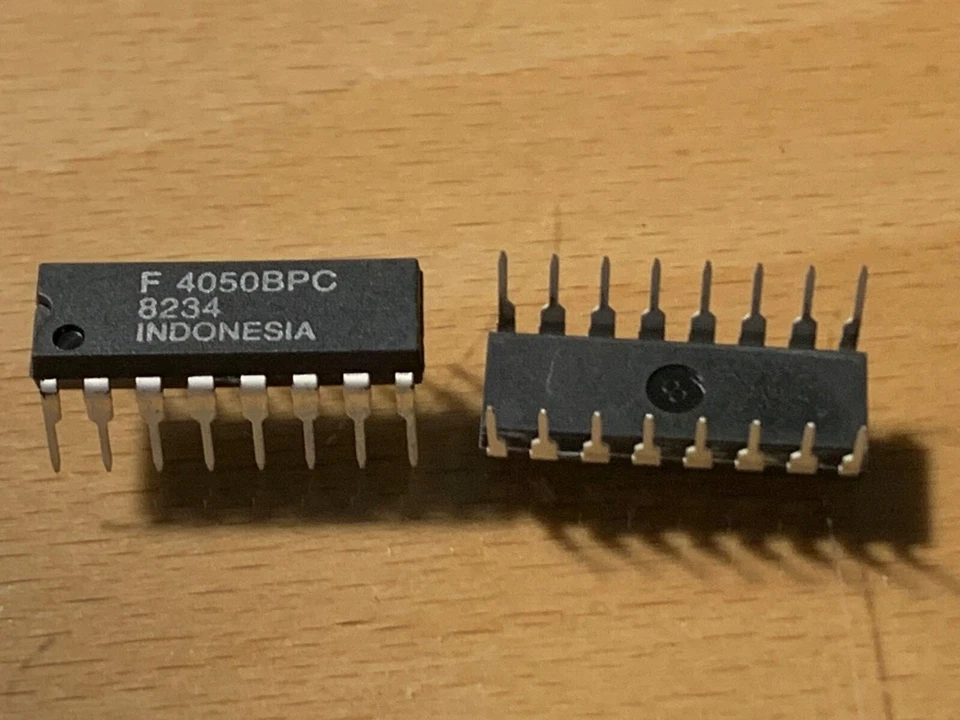  4050BPC - FAIRCHILD IC - Hex non-inverting buffer, DIP-16 - Изображение 2 из 3