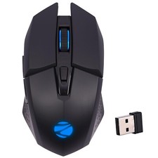 ZEBRONICS Shark Lite Wireless Gaming Mouse with 4600DPI RGB LED Lights, 6 Button