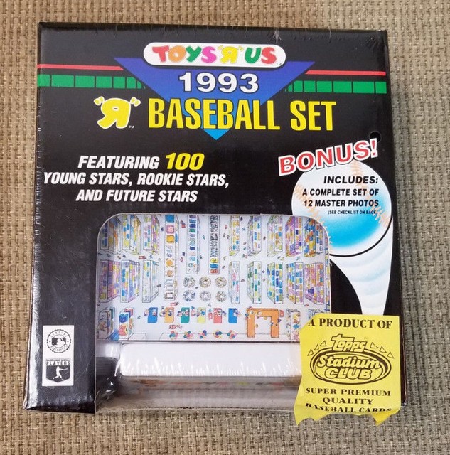1993 TOYS R US Factory Sealed Baseball Set 100 Stars with BONUS 12