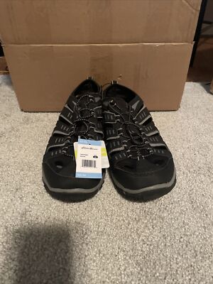 NEW Men’s Eddie Bauer Eastport Water Shoe Sandals Adjustable Bungee Lace… Men main image 3
