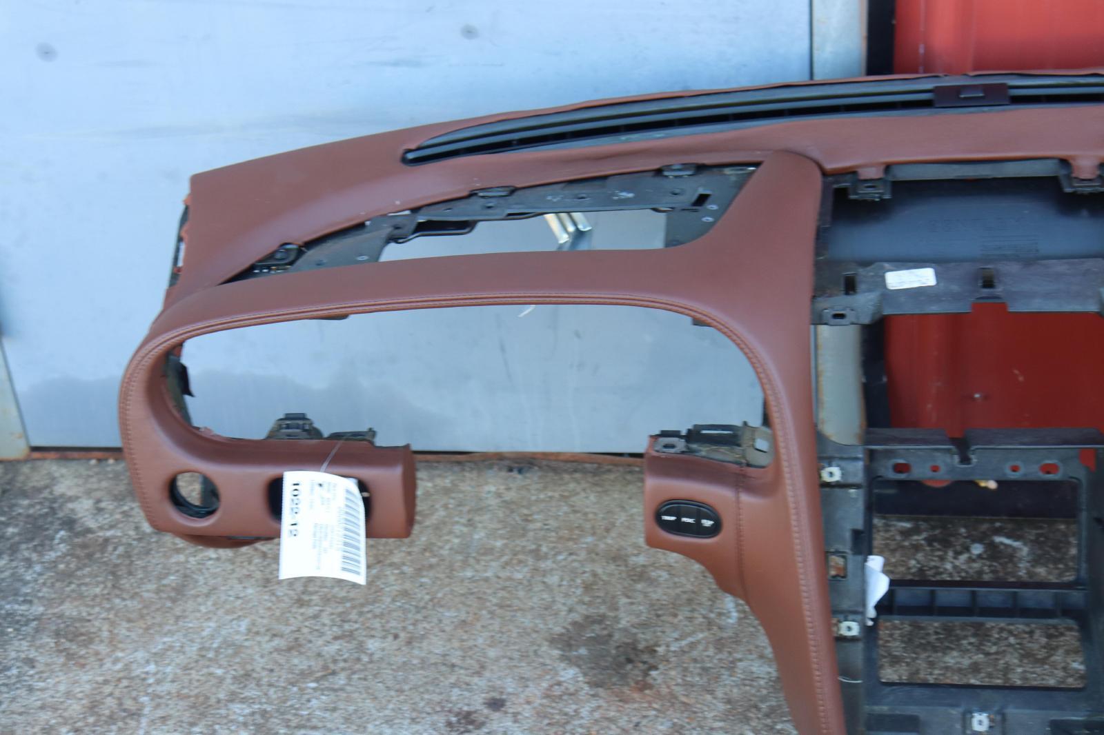 2006-2012 BENTLEY CONTINENTAL FLYING SPUR DASH DASHBOARD PANEL BROWN LEATHER OEM