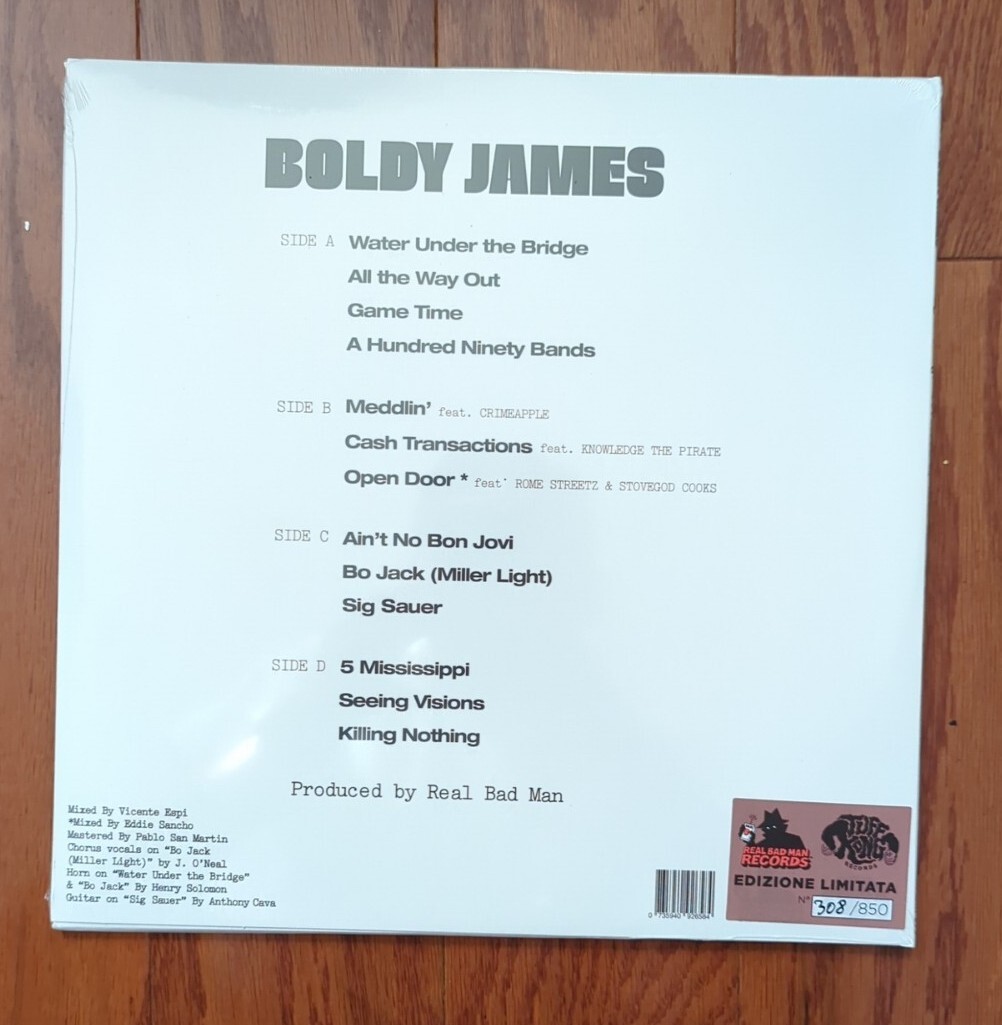 Boldy James, Real Bad Man – Killing Nothing, Olive/Blue Colored