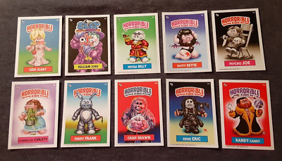 garbage pail kids refractor  collectors box   lot  OH THE HORROR-IBLE  read wave