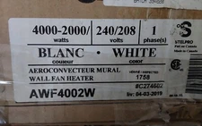 STELPRO AWF4002W Wall Heater