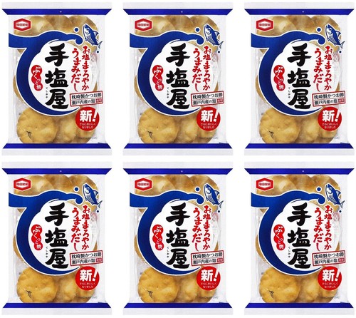 Japanese Rice Cracker Salt Senbei Dashi Snack Crispy Kelp Bonito Food KAMEDA 60g - Picture 2 of 31
