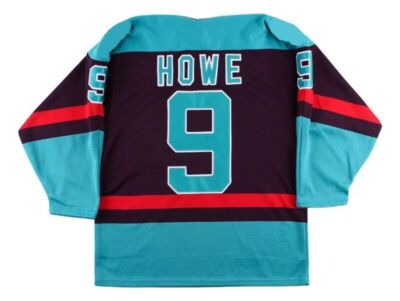 Any Name Number Vipers Retro Custom Hockey Jersey Howe Eggplant Youth/Men S-6XL