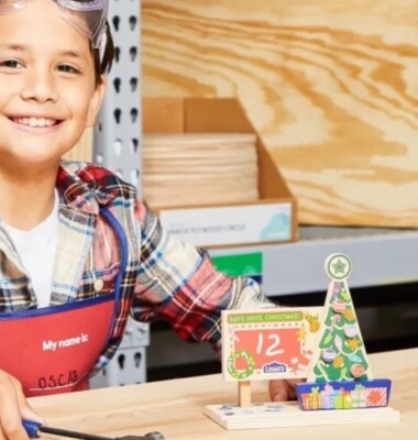 #ad Lowe’s Holiday Countdown Christmas DIY Kids Workshop Kit Patch November 2024 NEW $13.99