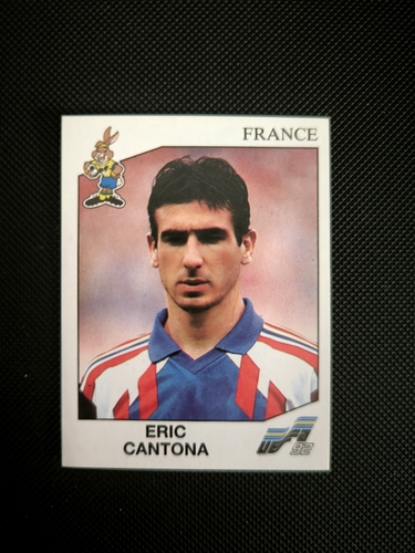 Panini Euro 92 - #61 - Francia - Eric Cantona - Nuova con velina