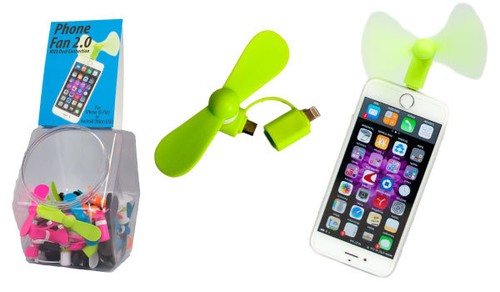 Cell Phone Fan Fits Android Micro USB Smartphone 6 Colors Mini Cool Cooling  - Picture 1 of 12