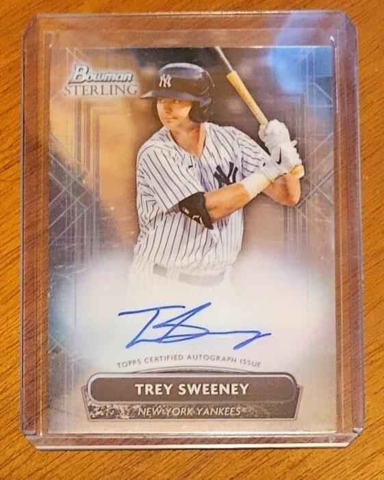 TREY SWEENEY 2022 Bowman Sterling Prospect Auto #PA-TS Yankees Autograph RC