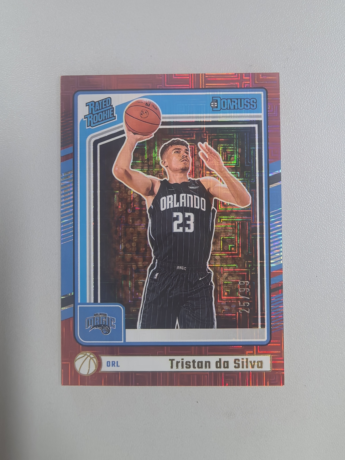 2024-25 Panini Donruss - Rated Rookie Choice Red #203 Tristan Da Silva /99