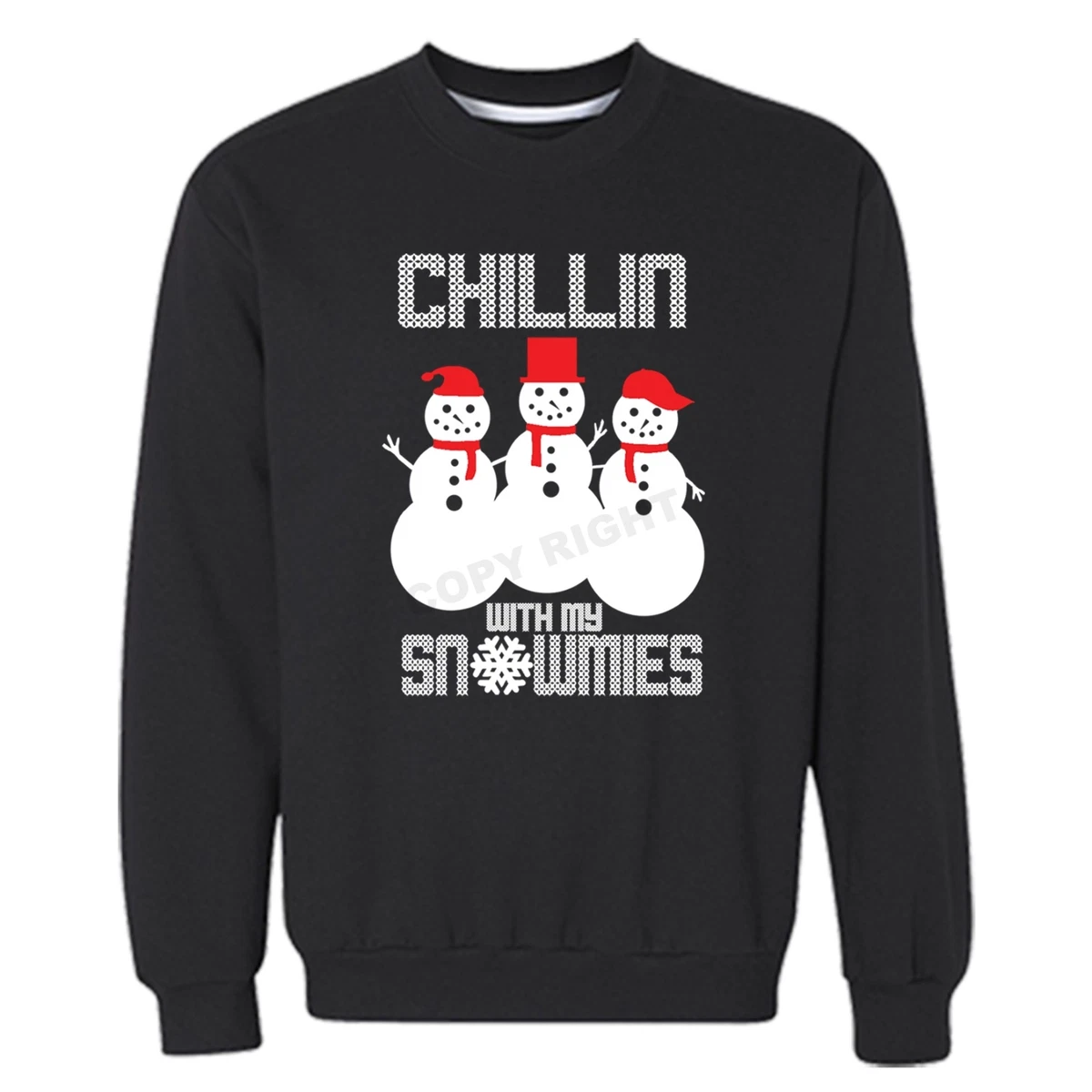 Chillin with my snowmies sweater sale