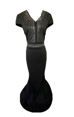 knee length dresses for ladies Bruma Maxi Dress Shiny Black XXL
