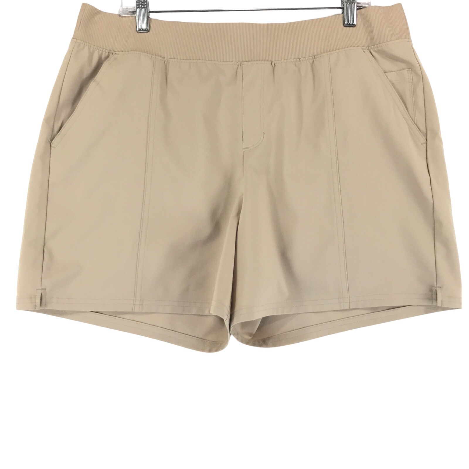 Pantaloncini Fila Sport Donna XL Beige Elasticizzato Politecnico 5 Tasche Vita Elastica Pull On