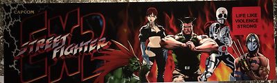 Street Fighter EX2 Arcade Marquee 26''x8''