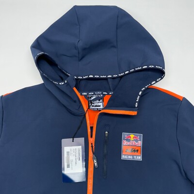 NEW Red Bull KTM Racing Panel Softshell Hooded Full Zip Jacket