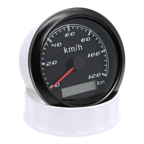 85mm GPS Speedometer 0-120KM/H Odometer Gauge 7 Colors LED For Boat Car Truck - Picture 9 of 16