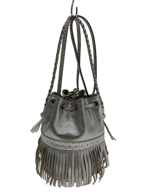 J&M DAVIDSON CARNIVAL M WITH STUDS SHOULDER BAG LEATHER SLV | eBay