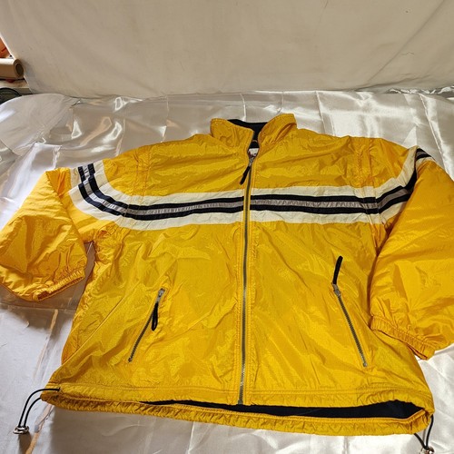 Active Frontier Jacket Yellow blue removeable sleeves track jacket Men's large - Picture 3 of 16