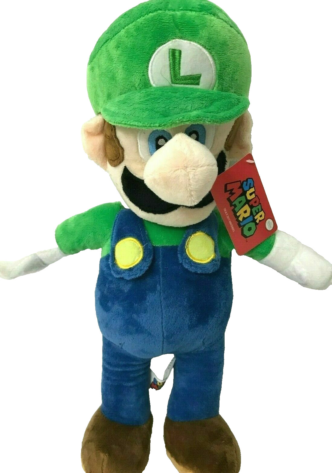 Jumbo Luigi Plush 18 Nintendo Super Mario -LUIGI Plush Toy