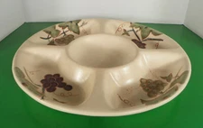 Mikasa CHABLIS Divided Server 5-Section Round Chip and Dip HTF Grapes 5-Part 15"