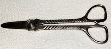 ANTIQUE GORHAM SILVER PLATE GRAPE SCISSORS SHEARS 6 1/2"