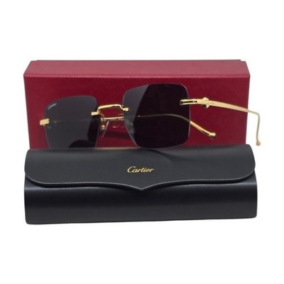 CARTIER  CT0403S 002 Rimless TITANIUM 100% authentic