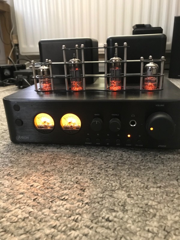 Juson Audio JTA50 Tube Amplifier Entry-Level Hifi Amp with BT 5.0