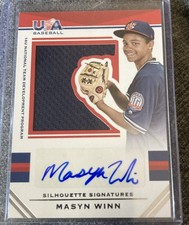 2017 PANINI S&S USA SILHOUETTE SIGNATURES AUTO/ JERSEY MAYSN WINN CARDS RC SP/49