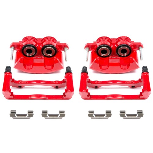 S4692 Powerstop Brake Calipers 2-Wheel Set Front for Chevy Chevrolet Camaro - Picture 2 of 2