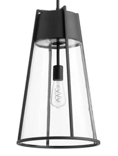 Quorum International 828 22" Tall Pendant - Noir