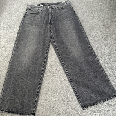 Levi 's Premium Men's 578 Baggy Throughout Denim Jeans Sz. 36Wx32 Gray New
