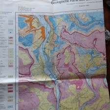 Geologische Karte Saarland Blatt 6808 Kleinblittersdorf  1: 25 000
