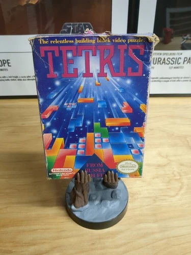 Tetris NES Nintendo Entertainment System, 1989 Manual And Box Included