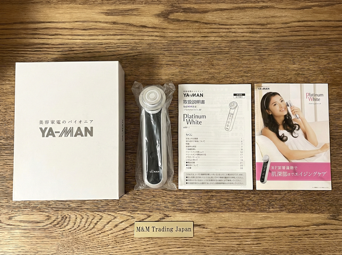 YA−MAN HRF-11N YA-MAN RF Hrf-1 Platinum White Radio Wave Facial Skin Care System
