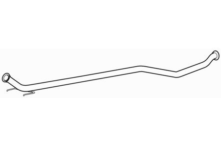 Centre Exhaust Pipe for Peugeot 307 HDi 8HX(DV4TD)/8HZ(DV4TD) 1.4 (2001-2005)