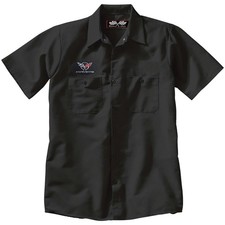 CHEVY CORVETTE Embroidered PATCH  Mechanic WORK SHIRT Auto racing CHEVROLET