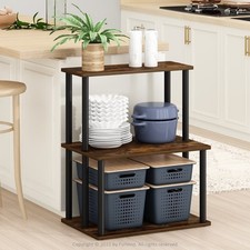 Furinno Turn-N-Tube 3-Tier Toolless Kitchen S...