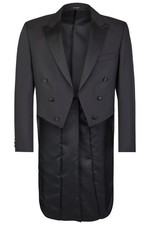 Wilvorst CLASSICs Herren Frack-Sakko Classic Fit Schwarz